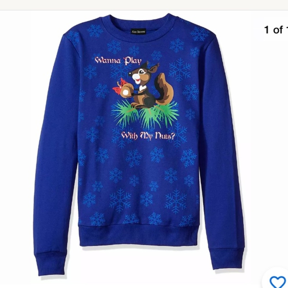 Alex Stevens Men’s  Play With My Nuts sweater
